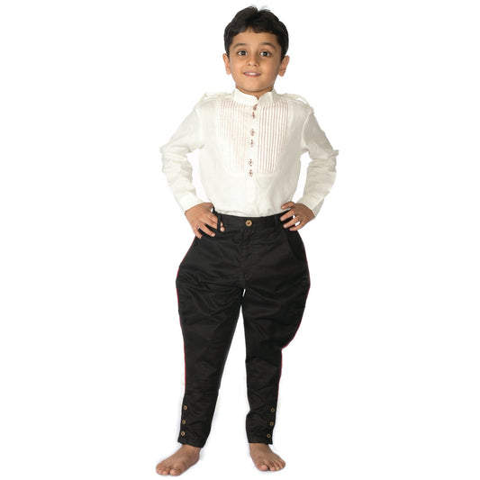 Boy Black Jodhpuri Trousers