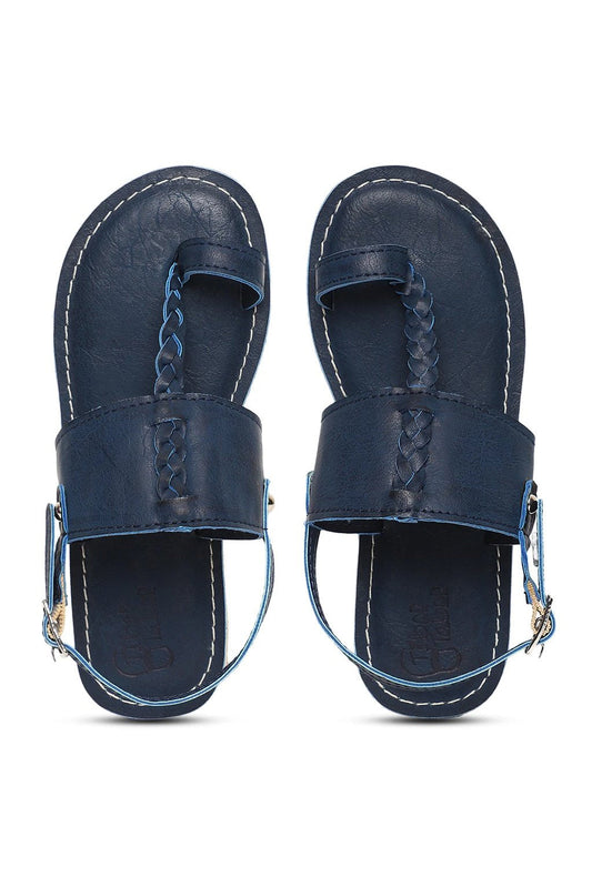 Boy Blue Braid Kohlapuri Sandal