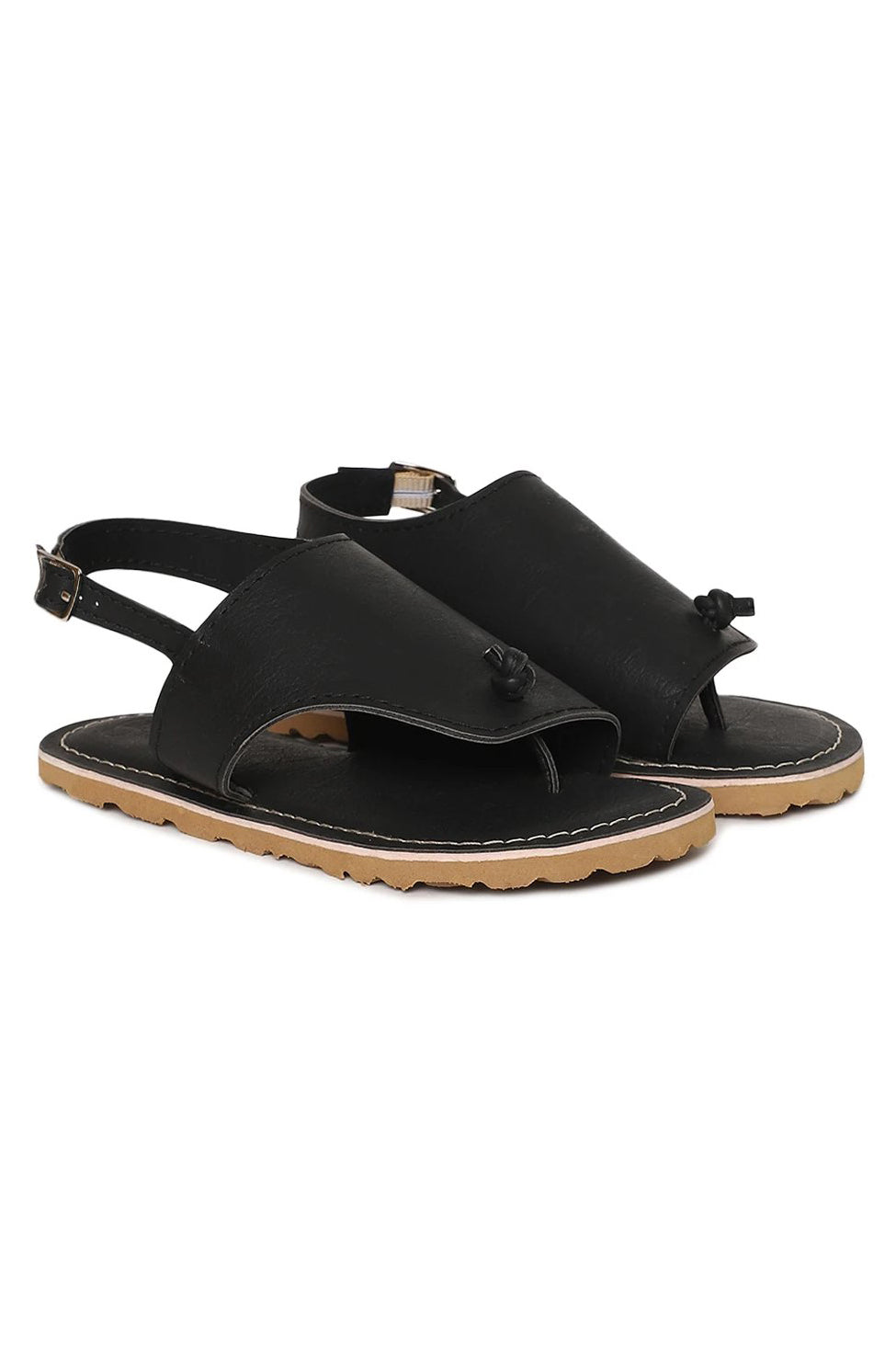 Boy Black Urban Sandal