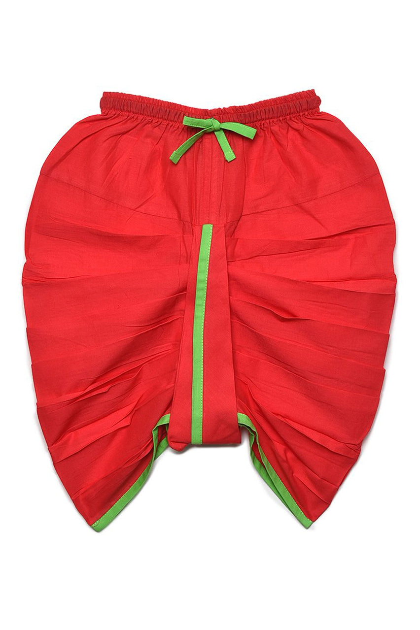 Girl Yellow Pink Jaal Angrakha Dhoti Set